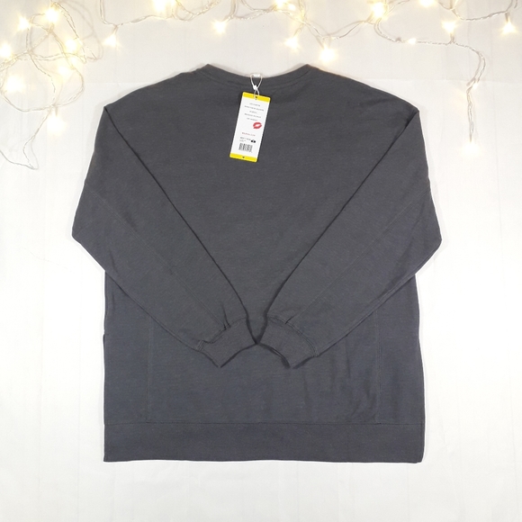 Wildfox | easy does it logo distressed graphic grey sweatshirt | Medium - Picture 6 of 13